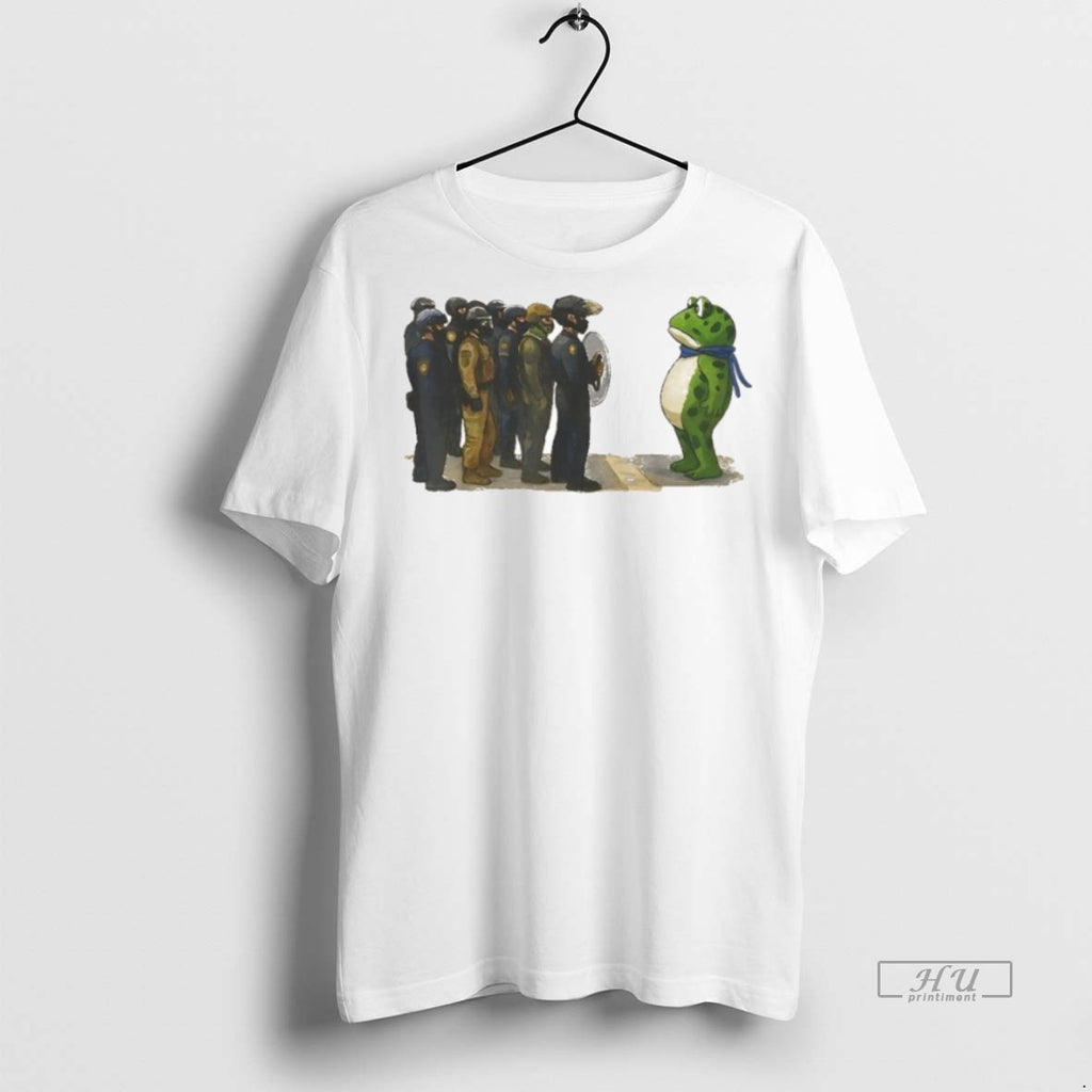 Viral Portland Frog Protest Anti Ice Fdt Resistance Tee Shirt Sweater