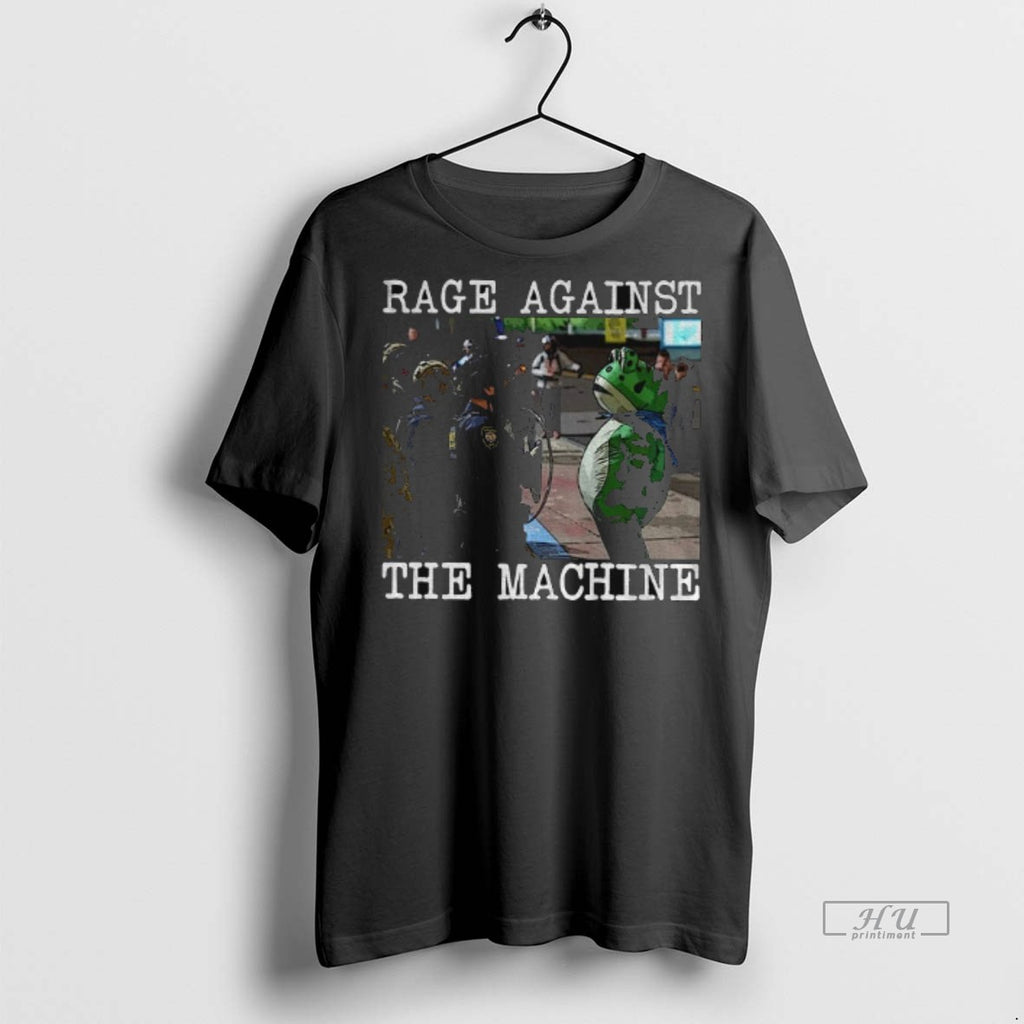 Viral Portland Frog Protest Rage Against The Machine Tee Shirt Sweater