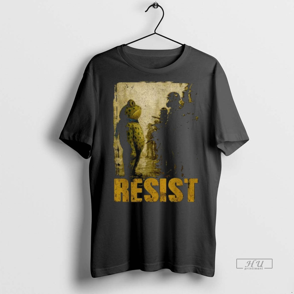 Viral Portland Frog Protest Resist Frog Political Tee Shirt Sweater