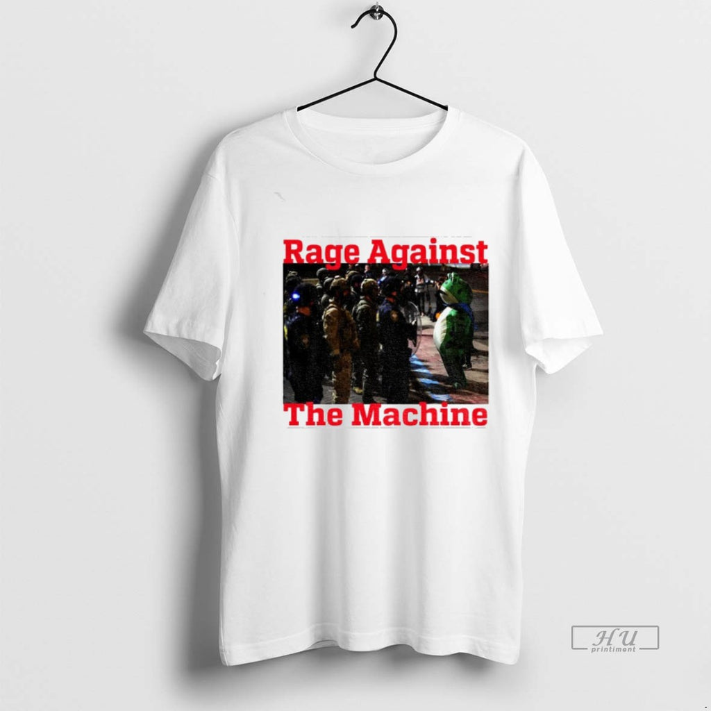 Viral Portland Frog Rage Again The Machine Protest Tee Shirt Sweater