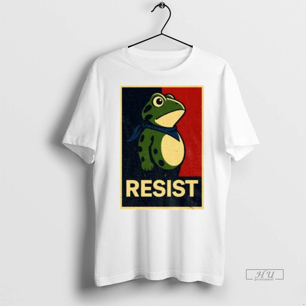 Viral Portland Frog Resist Anti Fascism Political Graphic Tee Shirt Sweater
