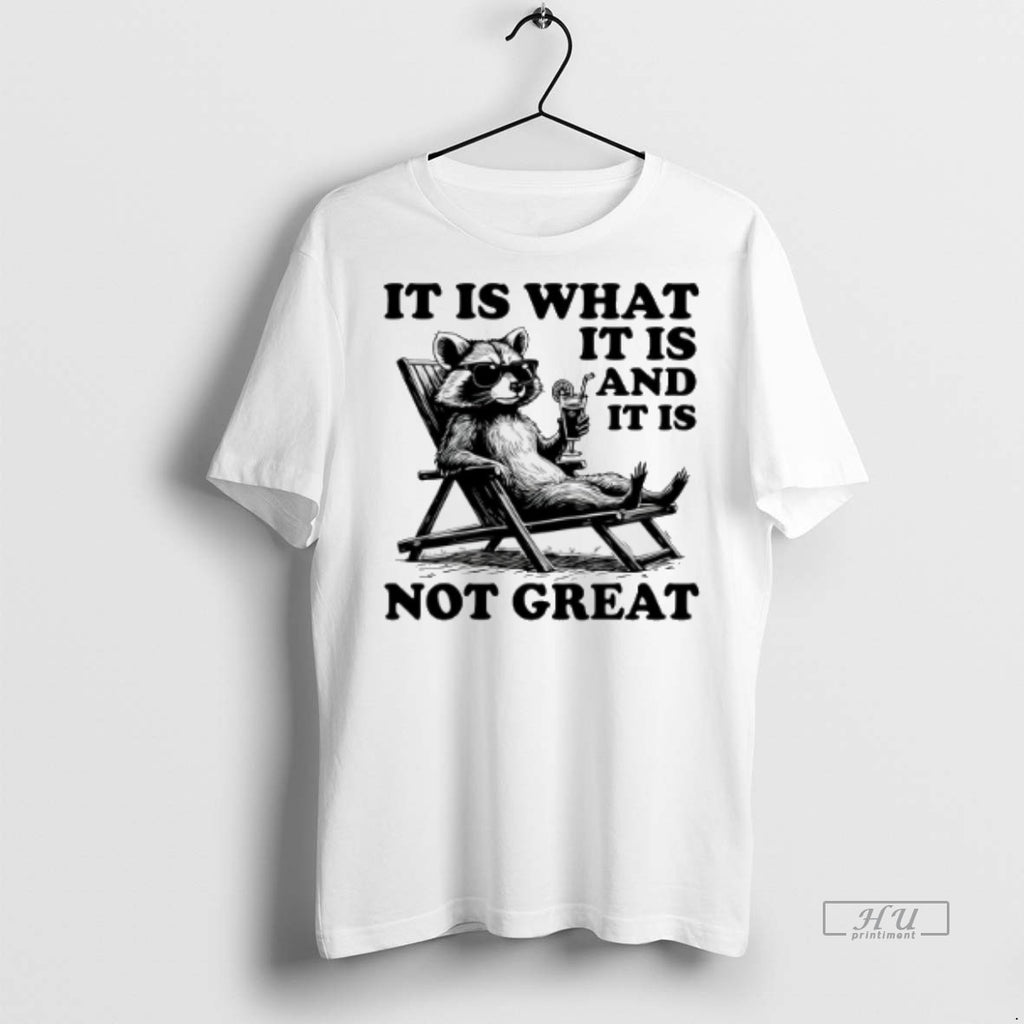 Viral Raccoon It Is What It Is And It Is Not Great Tee Shirt Sweater