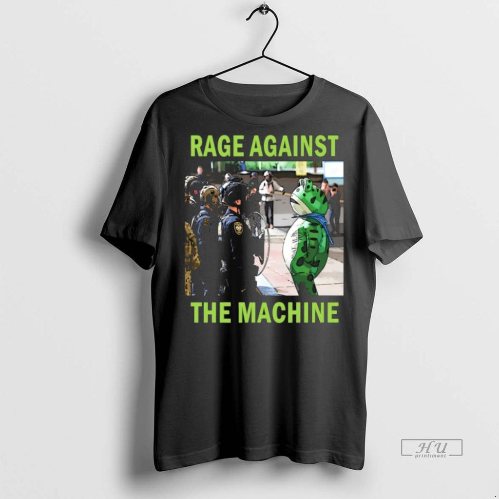 Viral Rage Against The Machine Portland Frog Protest Tee Shirt Sweater