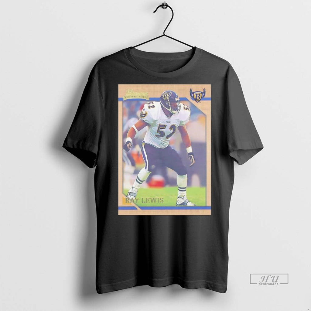 Viral Ray Lewis Trading Card Baltimore Ravens Tee Shirt Sweater