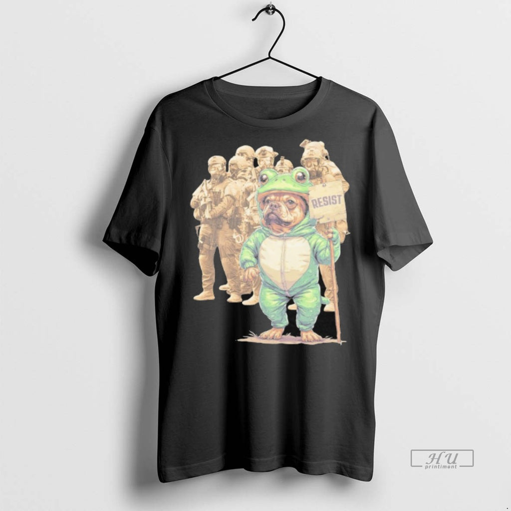 Viral Resist Anti Ice Protest Dog Tee Shirt Sweater