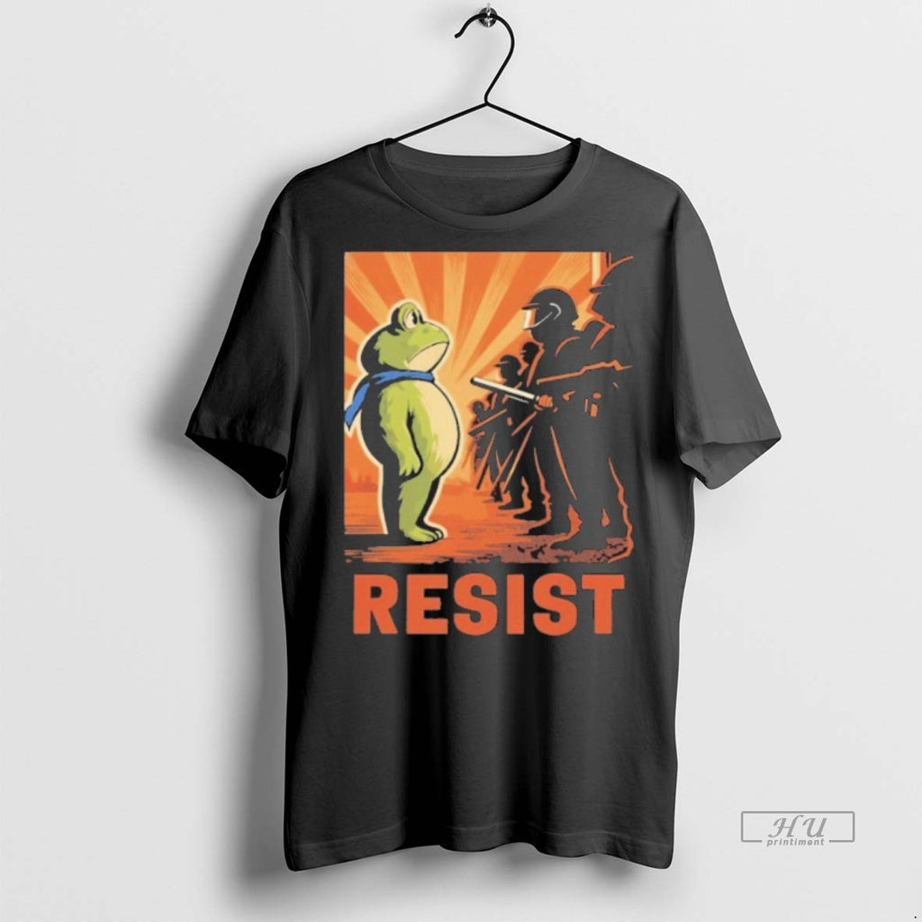 Viral Resist Frog Activist Portland Tee Shirt Sweater