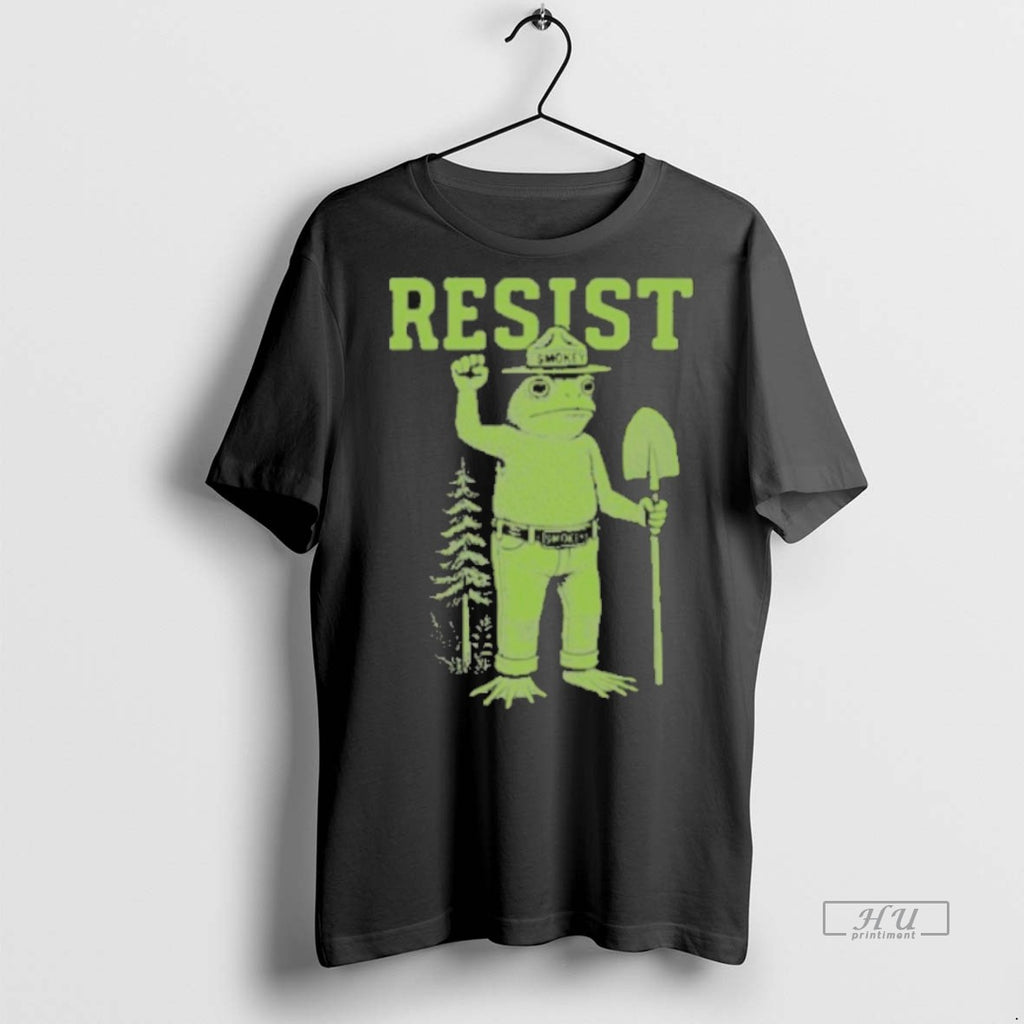Viral Resist Frog Protester Tee Shirt Sweater