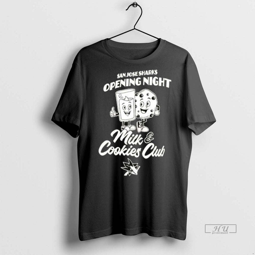Viral San Jose Sharks Opening Night Milk And Cookies Club Ceramic Ceramic And Classic Dad