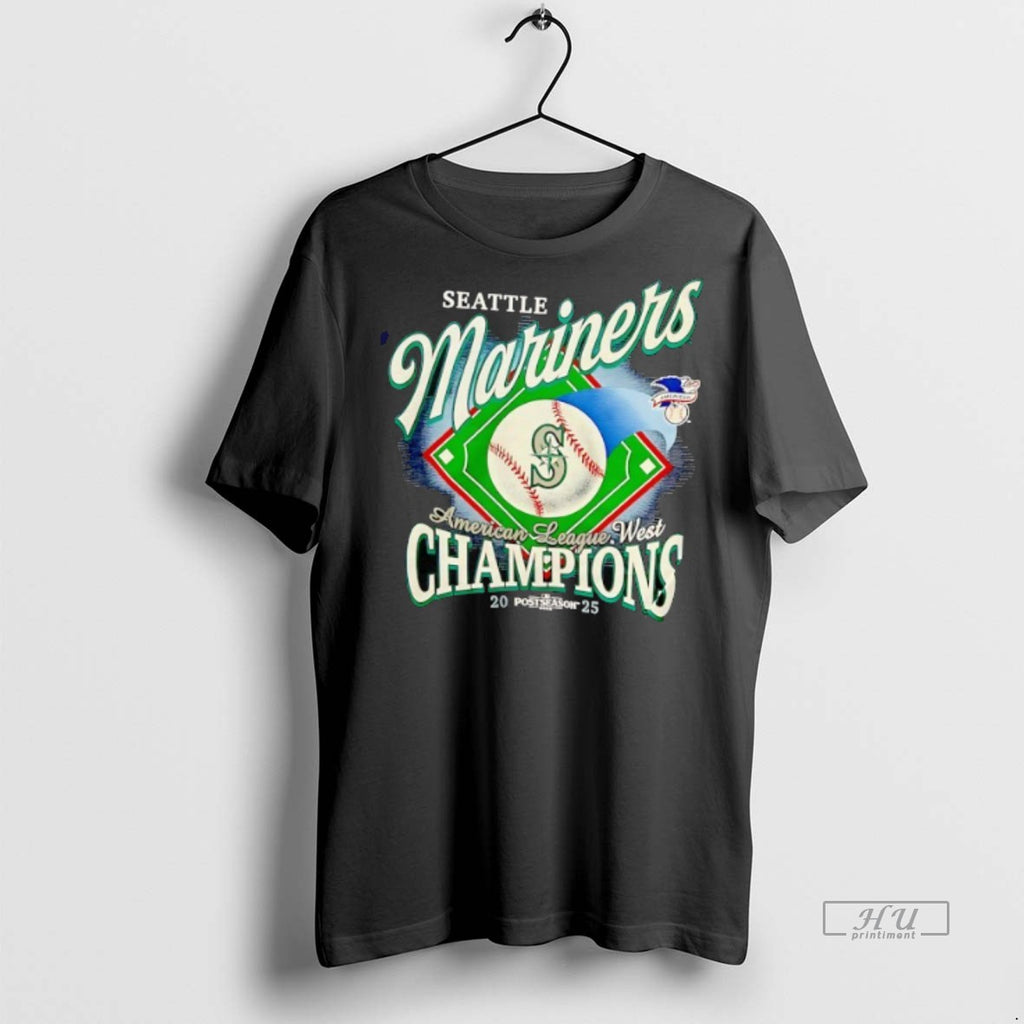 Viral Seattle Mariners America League West Division Champions 2025 Tee Shirt Sweater