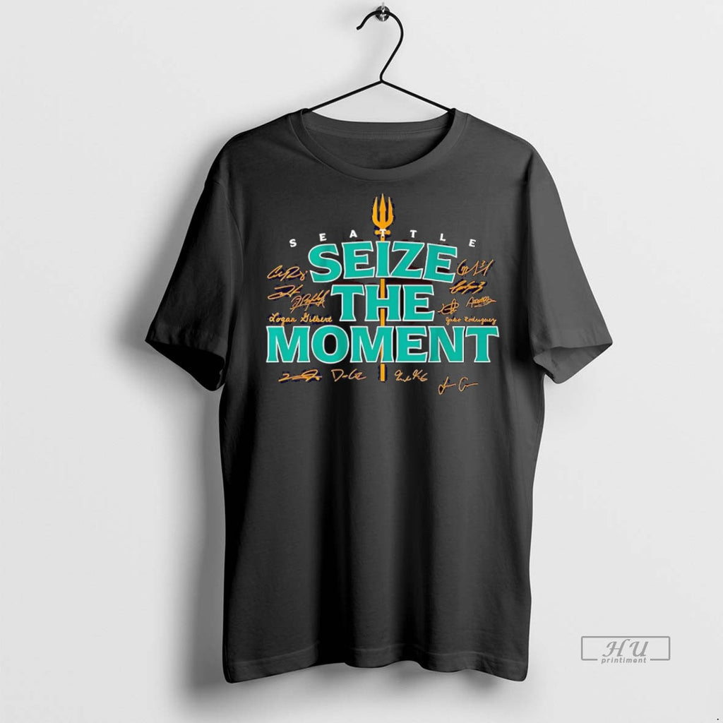 Viral Seattle Mariners Seize The Moment Trident Tee Shirt Sweater