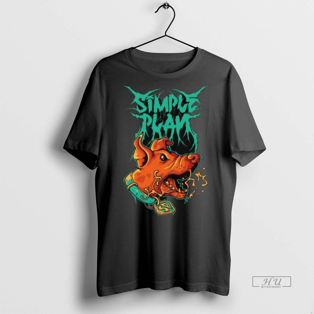 Viral Simple Plan 2025 Halloween Spooky Metal Logo Long Sleve Tee Shirt Sweater