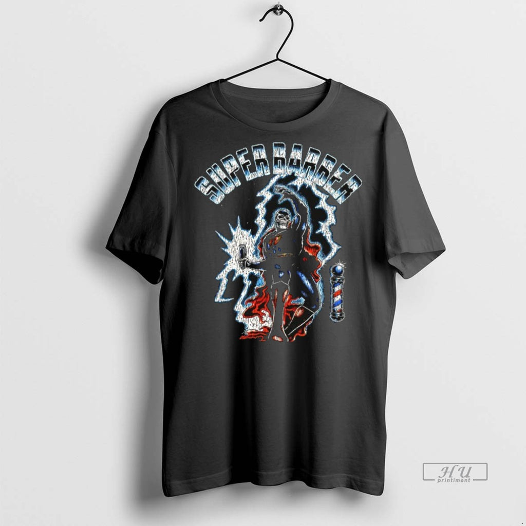 Viral Super Barber Skeleton Superhero Lightning Graphic Ceramic Ceramic And Classic Dad Cap