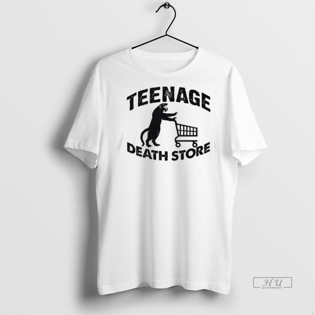 Viral Teenage Death Store Fuck Skill Lets Buy Double Sided Tee Shirt Sweater