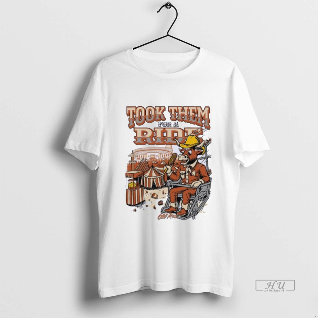 Viral Texas Longhorns Beat Oklahoma Took Them For A Ride Tee Shirt Sweater
