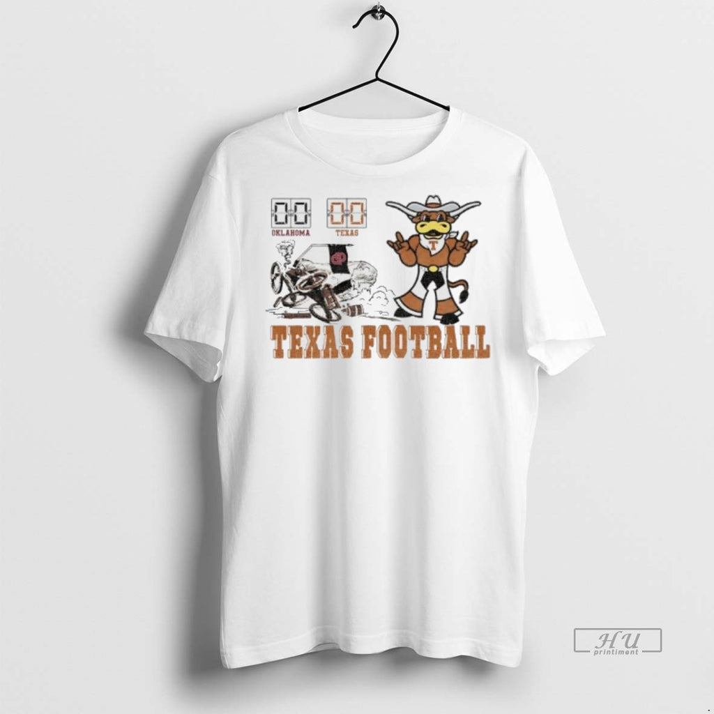 Viral Texas Longhorns Vs Oklahoma Sooners 2025 Score Tee Shirt Sweater