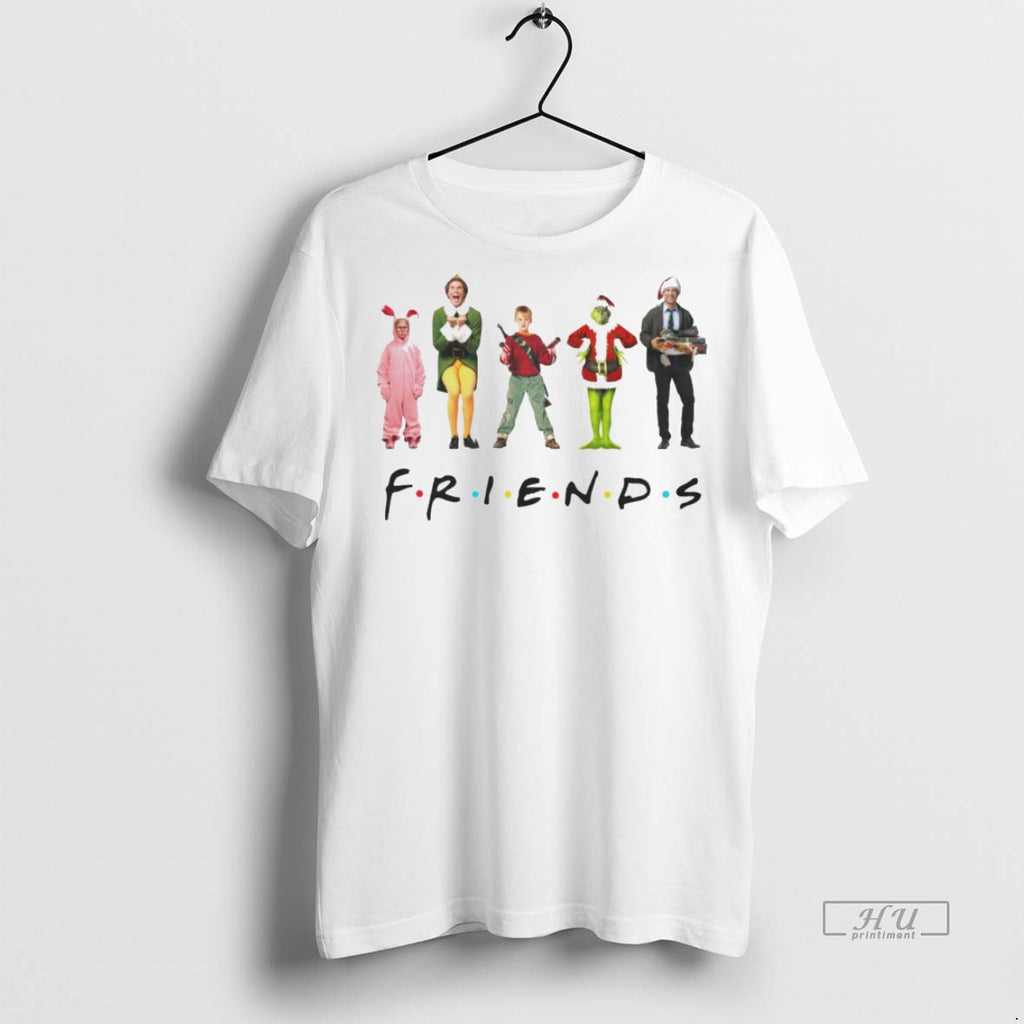 Viral The Grinch Friends White Tee Shirt Sweater