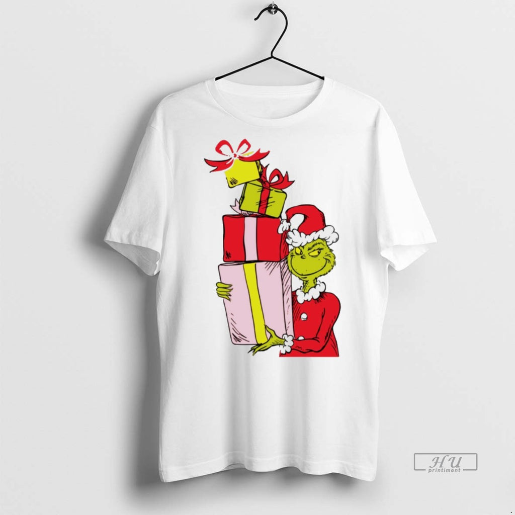 Viral The Grinchs Christmas Present White Tee Shirt Sweater