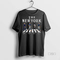 Viral The New York Walking Road Signatures Football Jaxson Dart Malik Nabers Cam Skattebo Tee