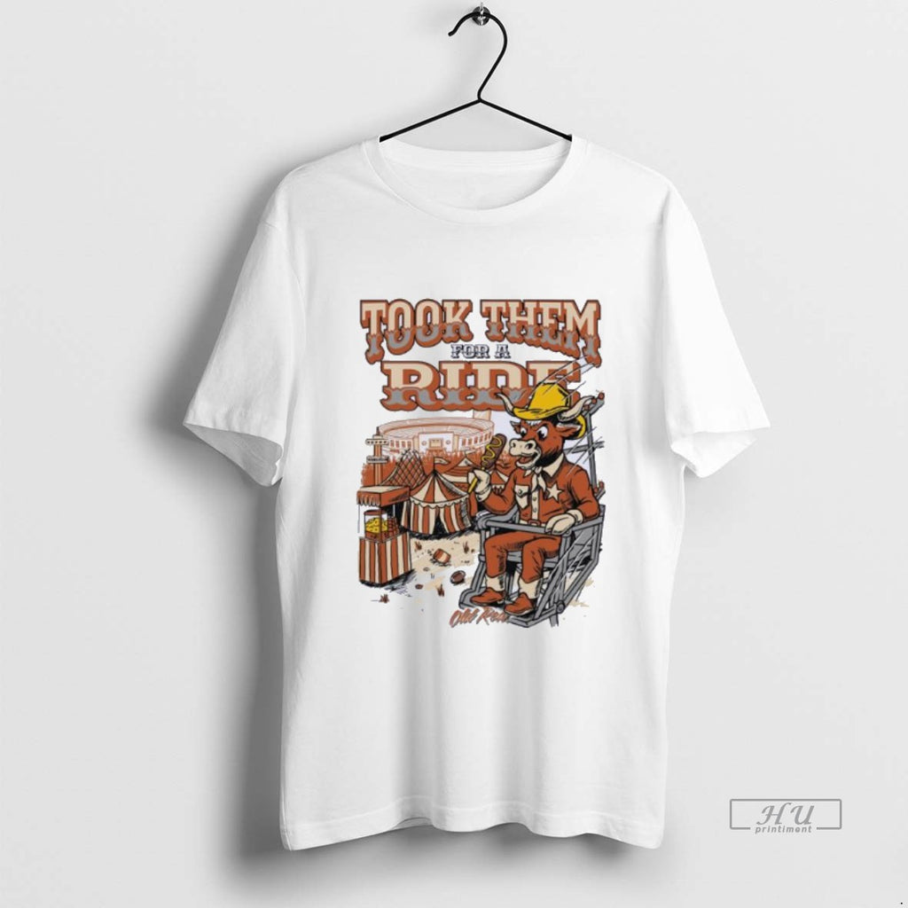 Viral Took Them For A Ride Texas Longhorns Tee Shirt Sweater