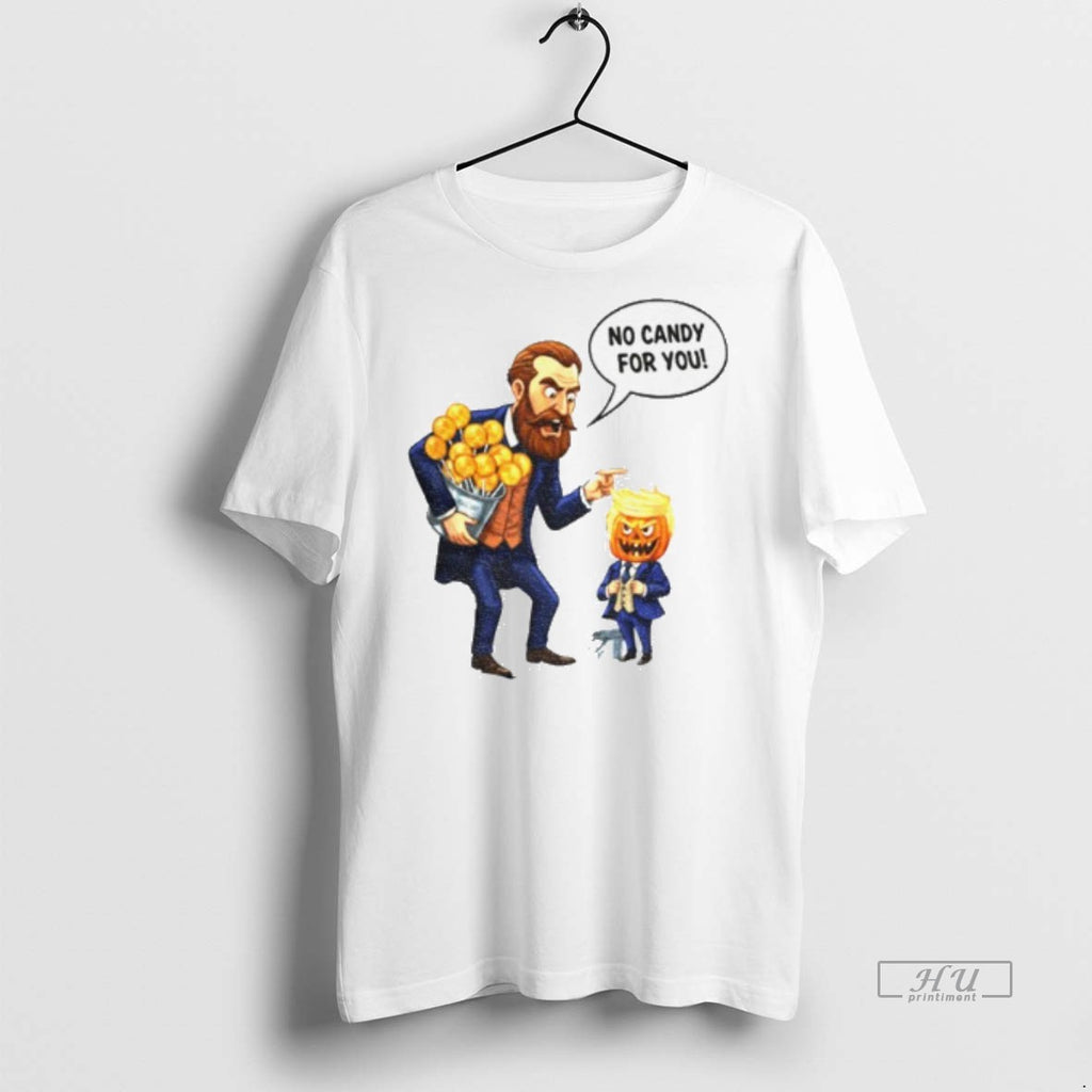 Viral Trump Nobel Peace Prize No Candy For You Trumpkin Halloween Tee Shirt Sweater