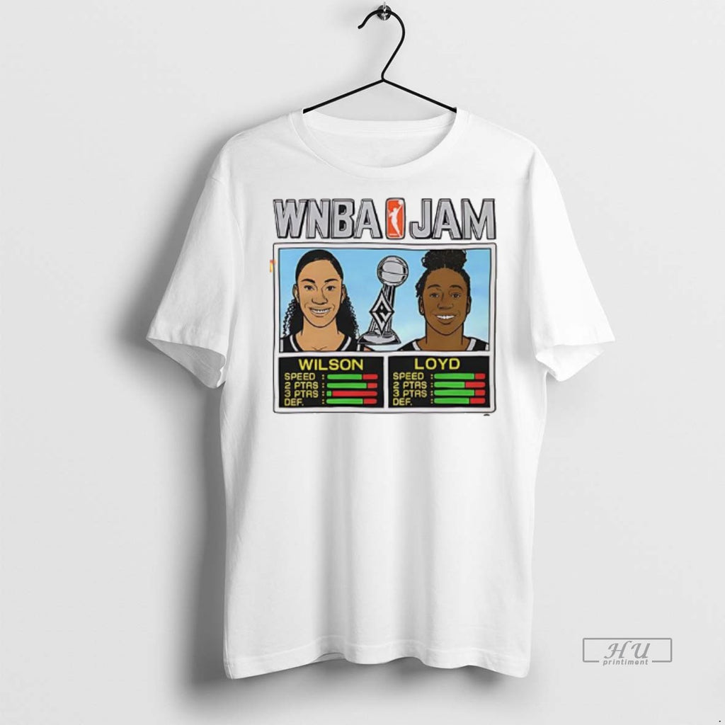 Viral Wnba Jam Aces 2025 Champs Wilson And Loyd Tee Shirt Sweater