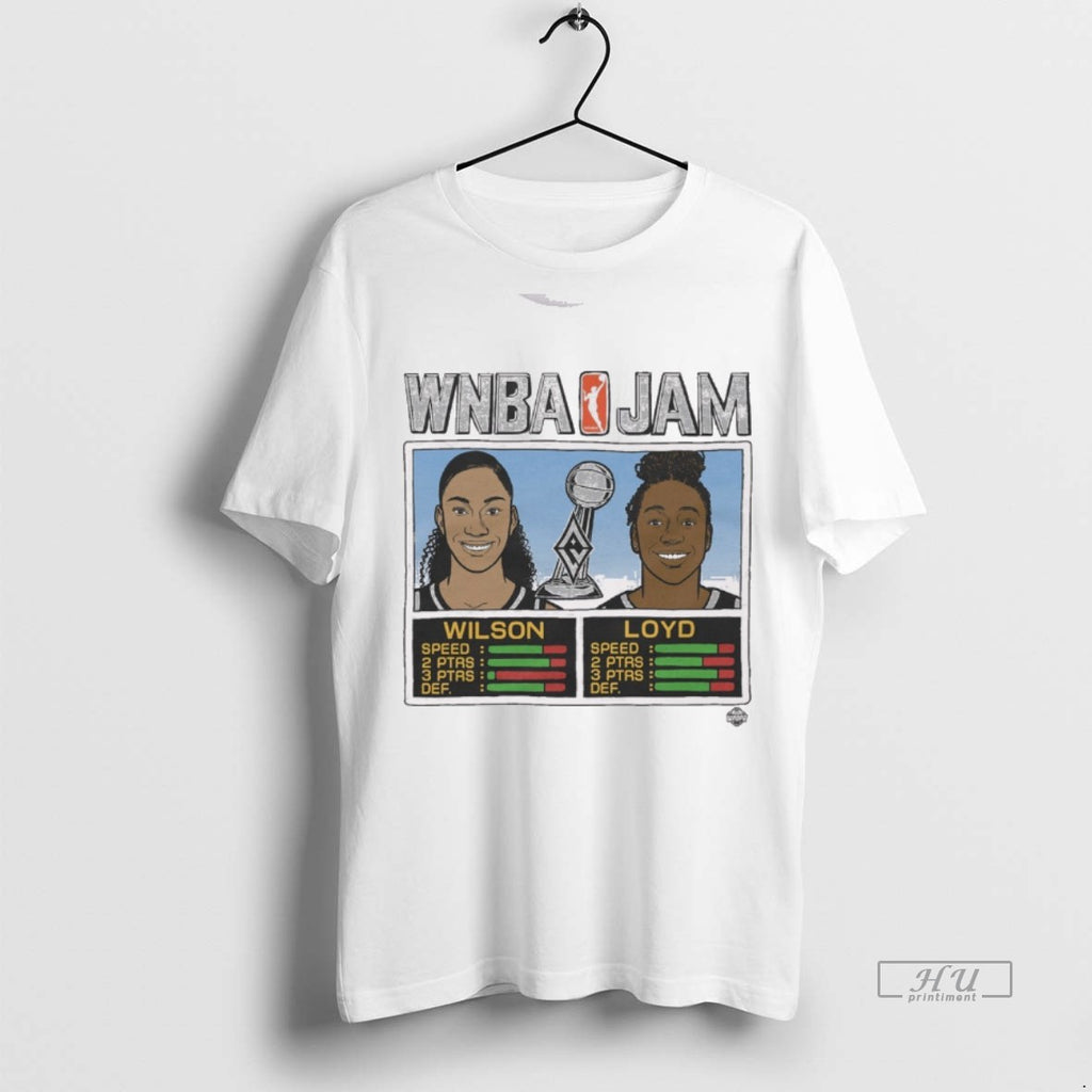 Viral Wnba Jam Las Vegas Aces Basketball 2025 Champs Wilson And Loyd Tee Shirt Sweater