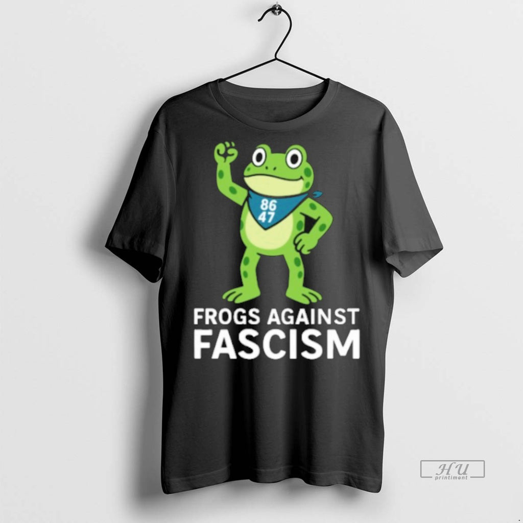 Viral Frogs Against Fascism 8687 Portland Frog Tee Shirt Sweater