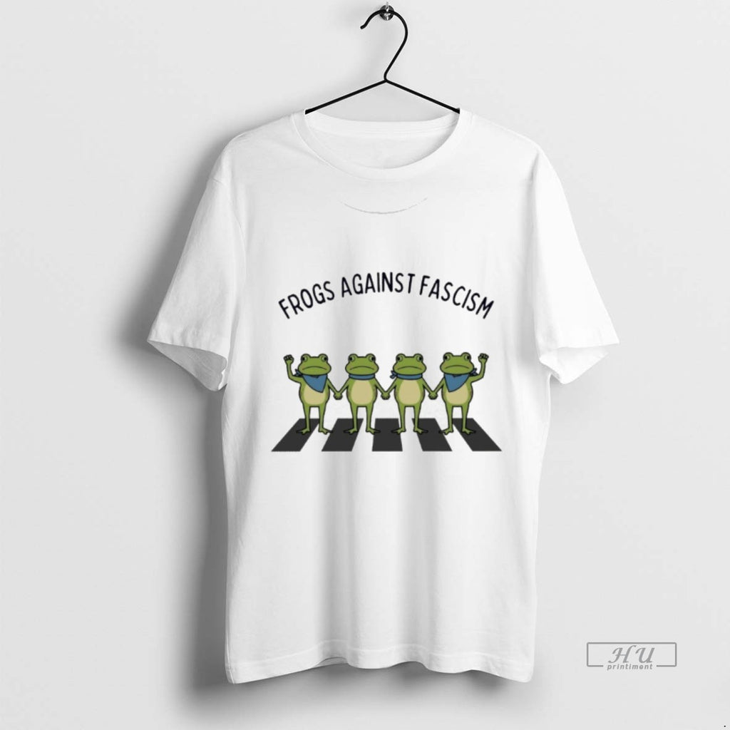 Viral Frogs Against Fascism Portland Frog Tee Shirt Sweater