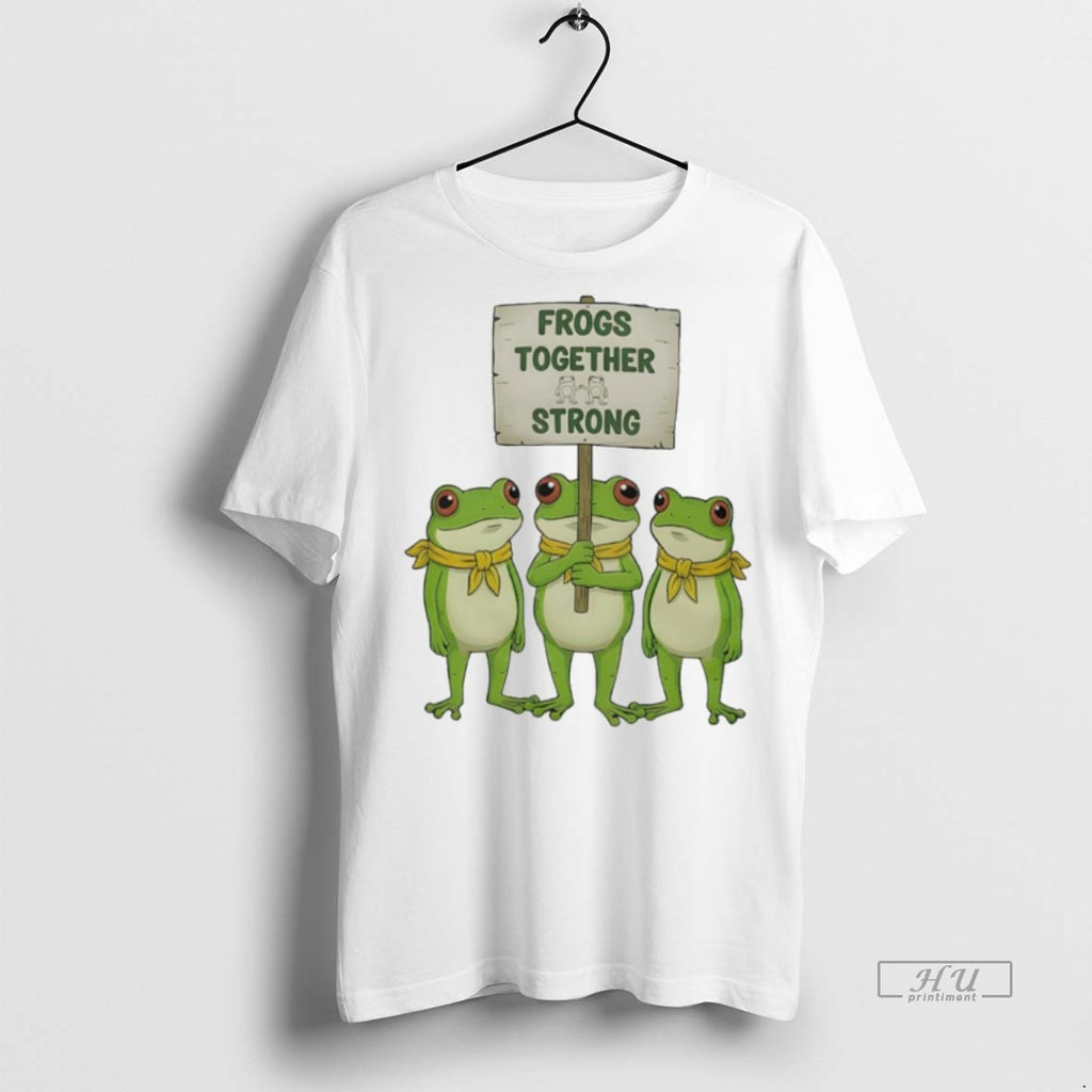 Viral Frogs Together Strong Portland Anti Ice Tee Shirt Sweater