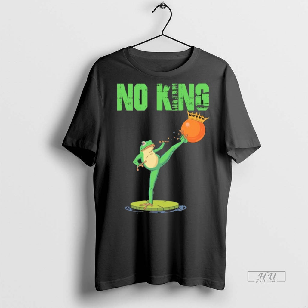 Viral Funny No Kings Portland Frog Protest Tee Shirt Sweater