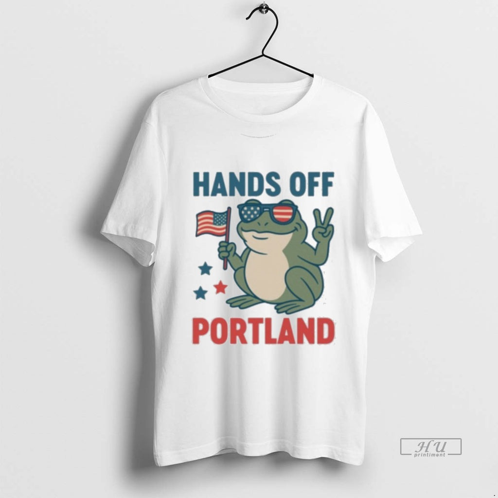 Viral Hands Off Portland Frog Protest Against Fascism Tee Shirt Sweater