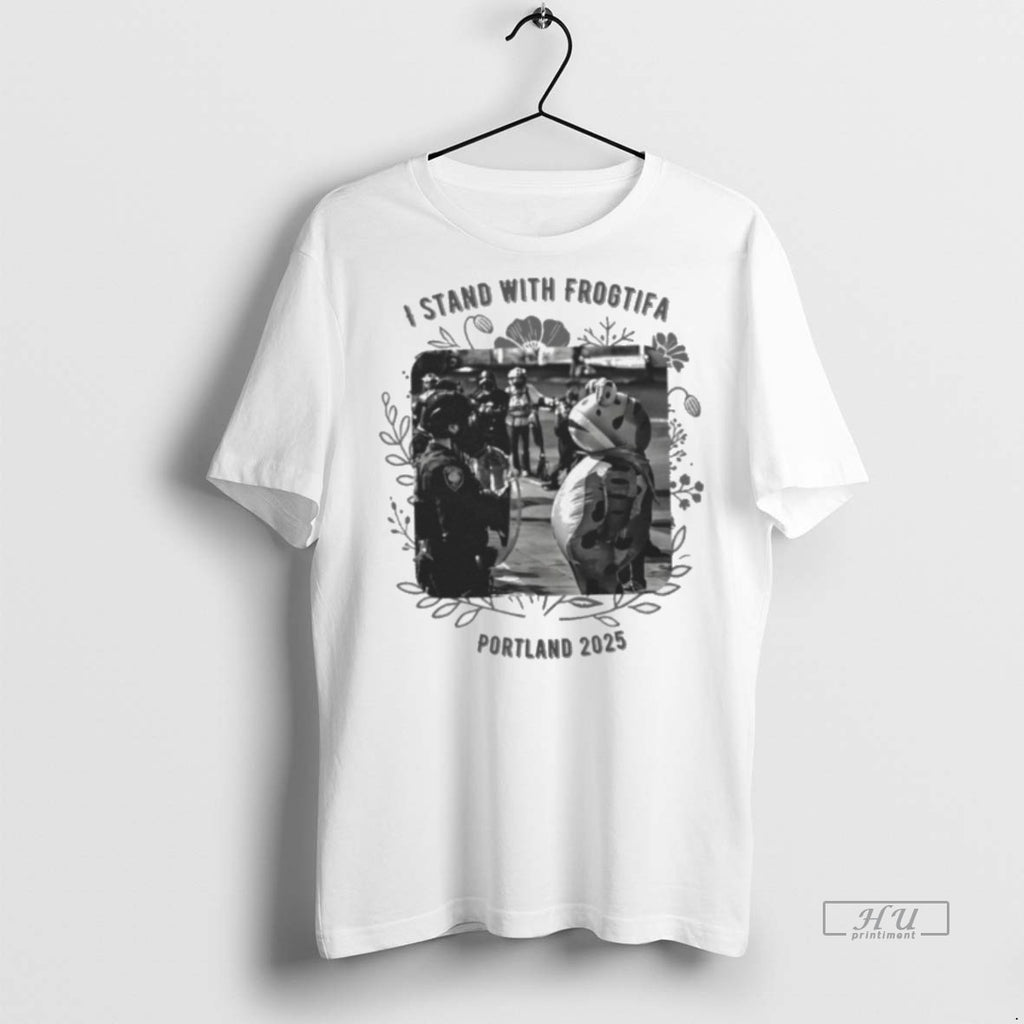Viral I Stand With Frogtifa Portland Frog 2025 Tee Shirt Sweater