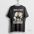 Viral Jisoo X Zayn Eyes Closed Jisoo Zayn Tee Shirt Sweater