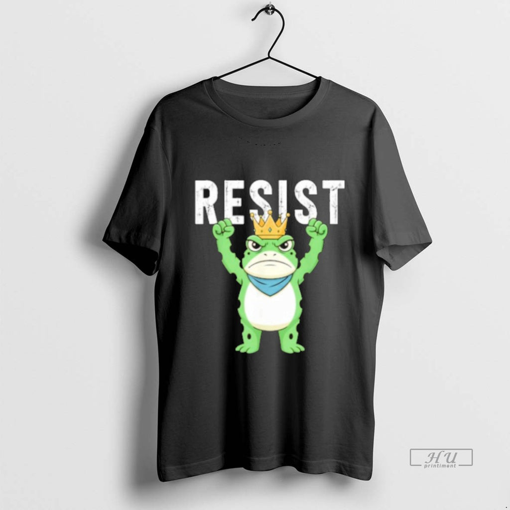 Viral King Frog Resist Portland Frog Protest Tee Shirt Sweater