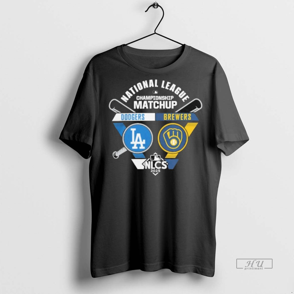 Viral Matchup Los Angeles Dodgers Vs Milwaukee Brewers 2025 Mlb Nlcs Matchup Tee Shirt Sweater