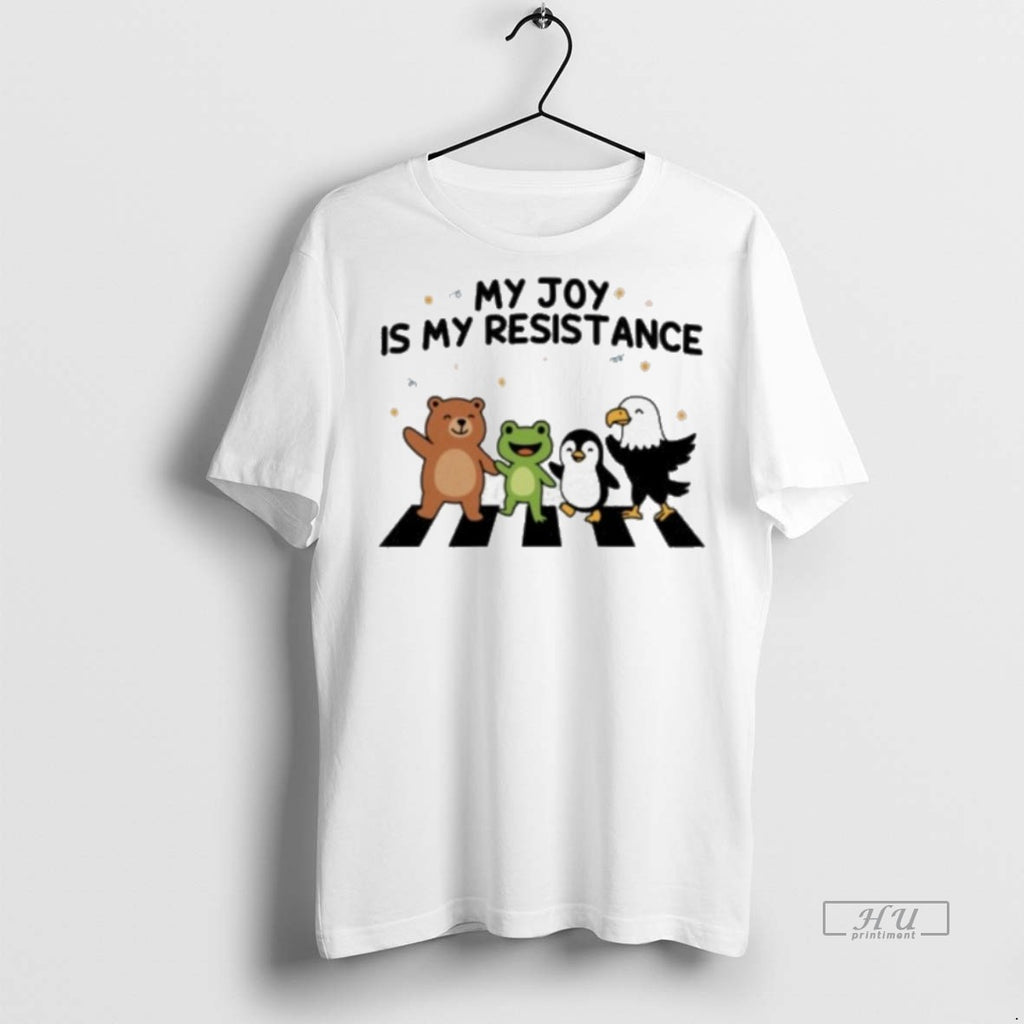 Viral My Joy Is My Resistance Portland Frog Protest Tee Shirt Sweater