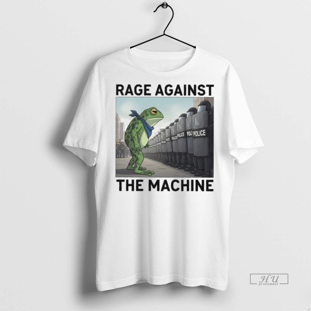 Viral Rage Against The Machine Portland Frog Protest Political Activist Anti Fascism Graphic