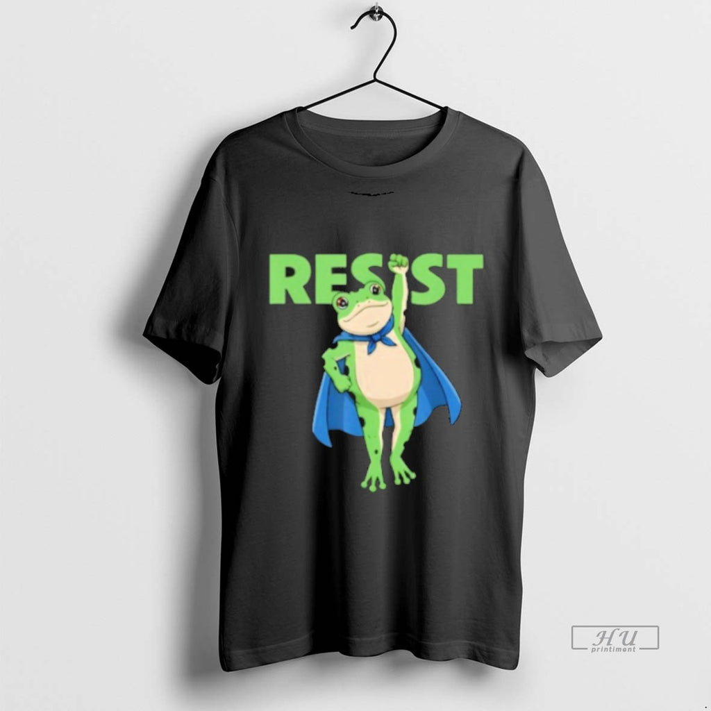 Viral Resist Portland 2025 Frog Empower Justice Equality Art Tee Shirt Sweater