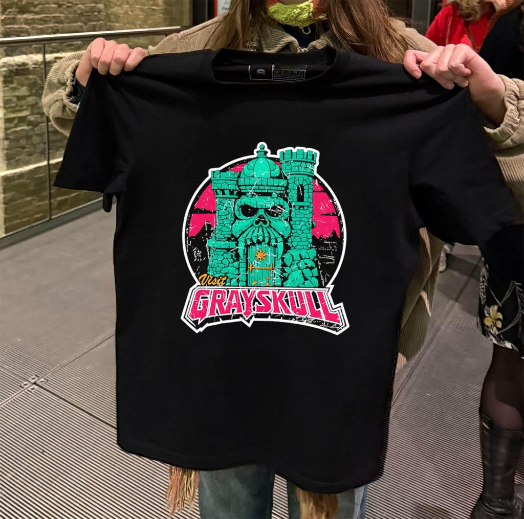 Visit Grayskull Masters of the Universe Castle skull shirt