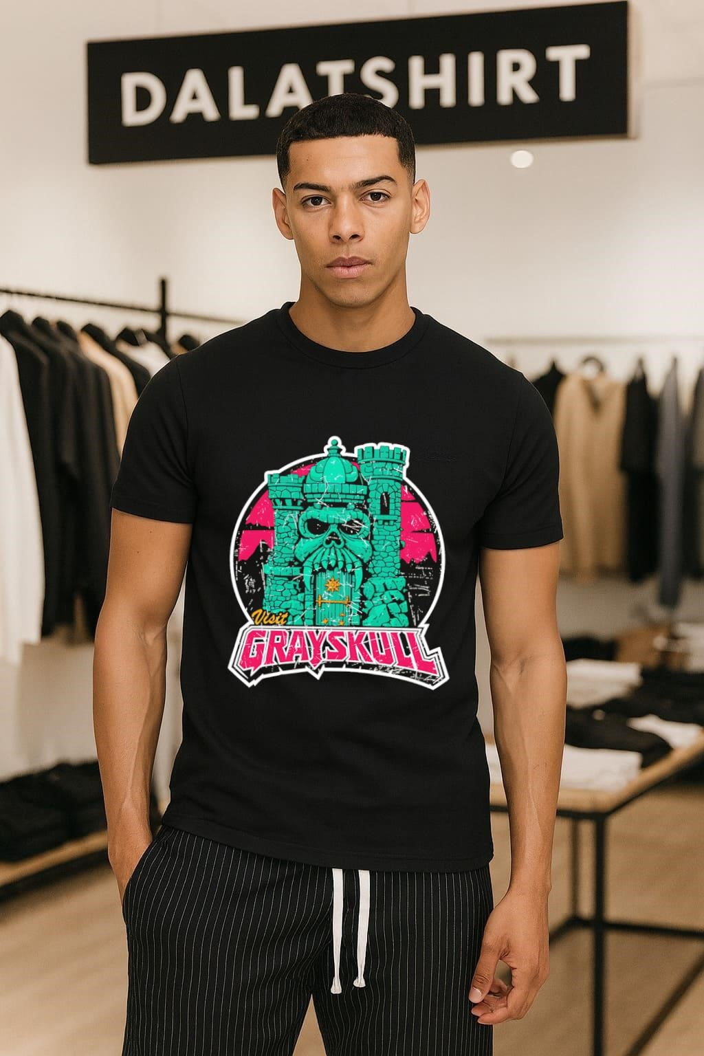 Visit Grayskull Masters of the Universe Castle skull shirt