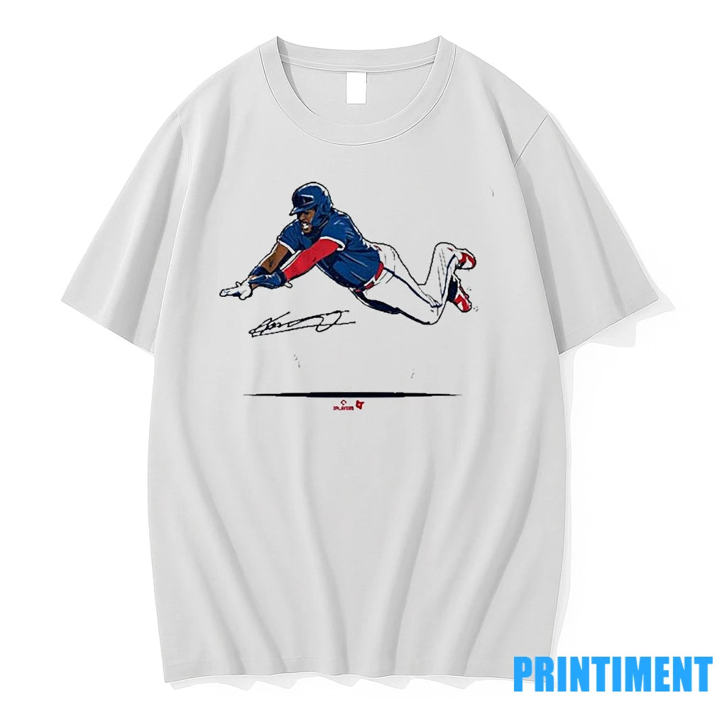 Vladimir Guerrero Jr Super Vlad Flying Slide Tshirts Sweater