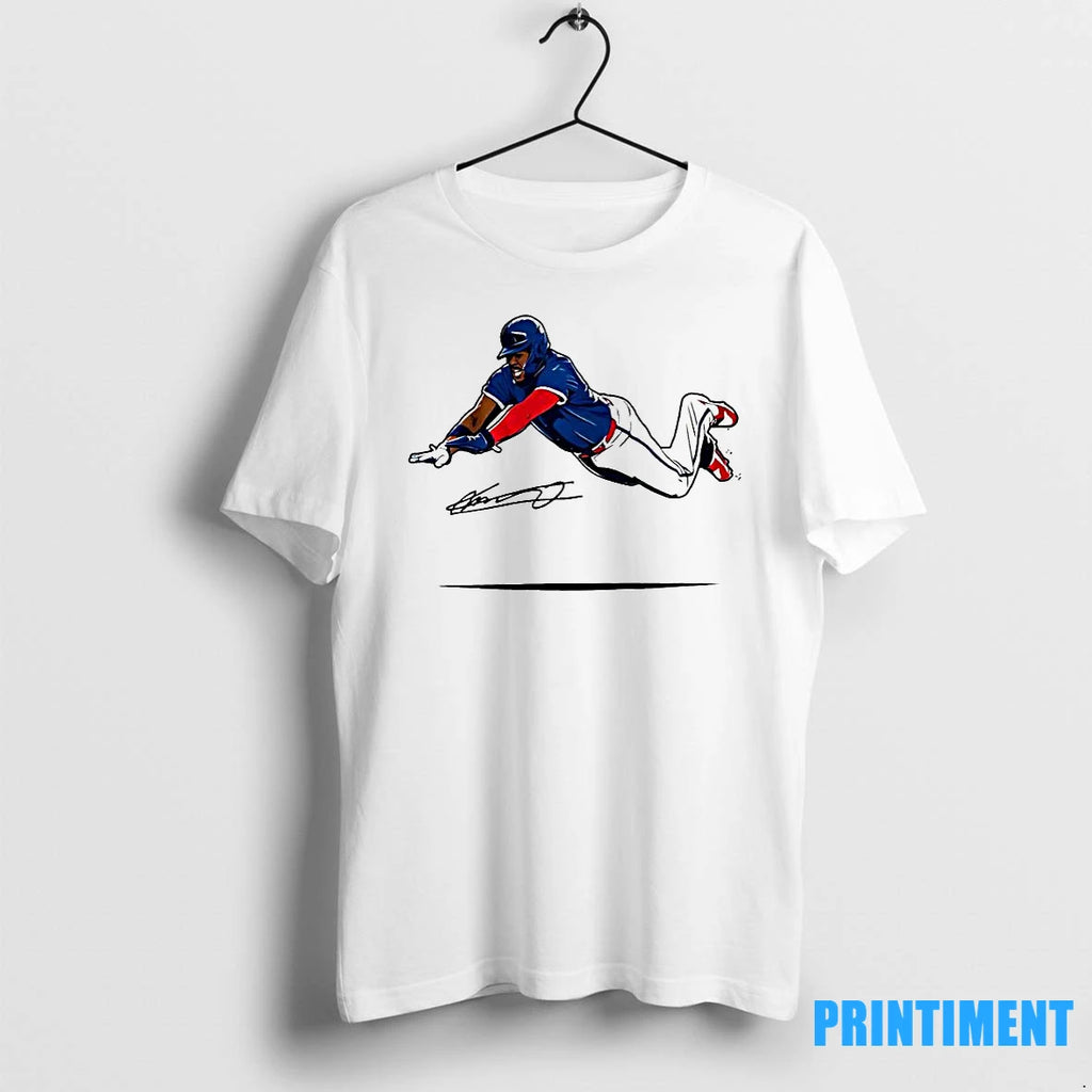 Vladimir Guerrero Jr Super Vlad Flying Slide Signature Tshirts Sweater