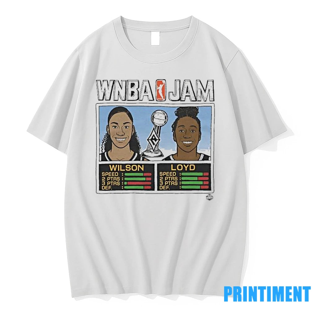 Wnba Jam Aces 2025 Champs Wilson And Loyd Tshirts Sweater