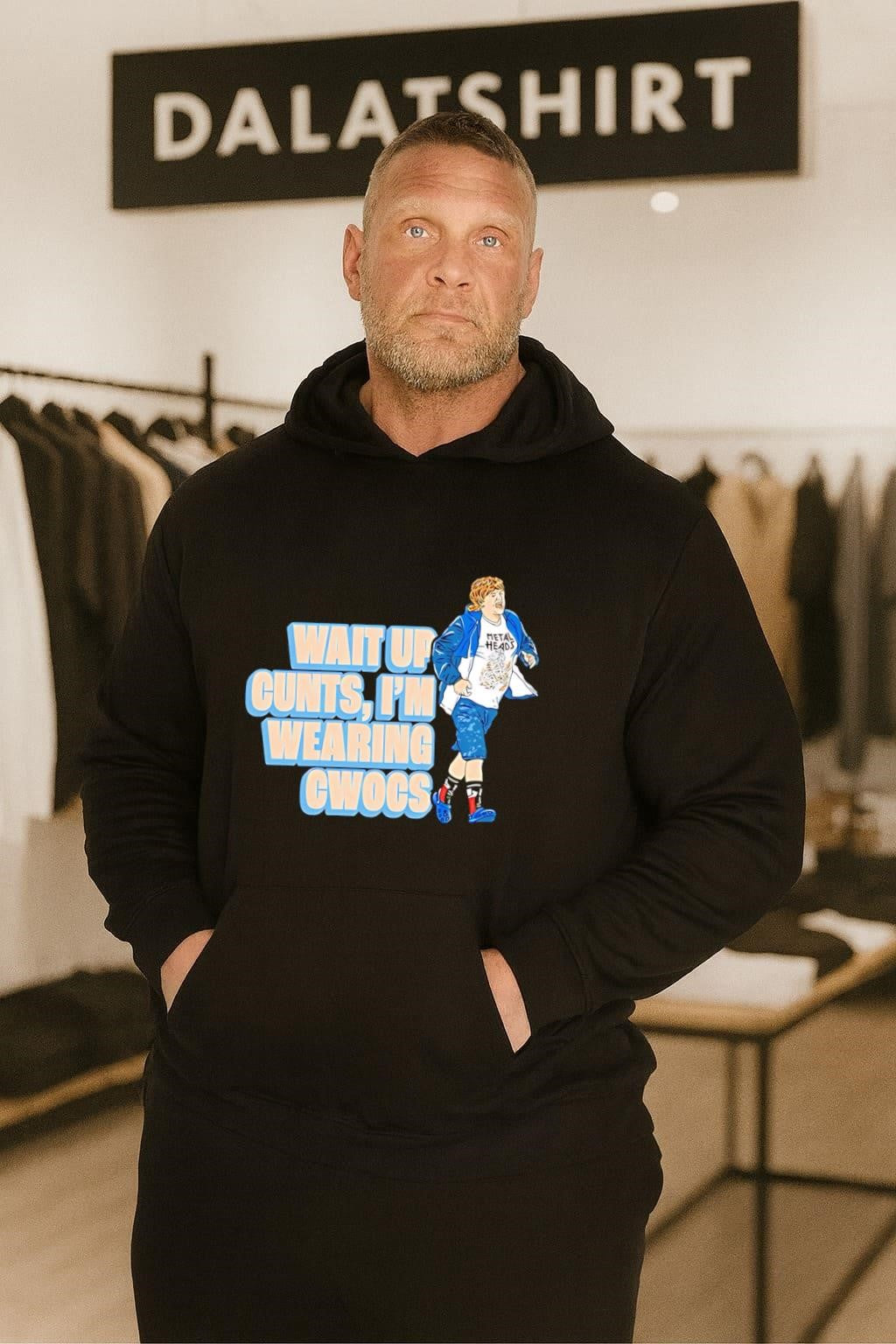 Wait Up Cunts I’m Wearing Cwocs Nathan Sims Running shirt