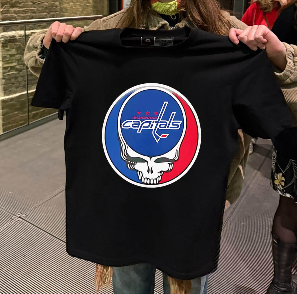 Washington Capitals Grateful Dead Skull shirt