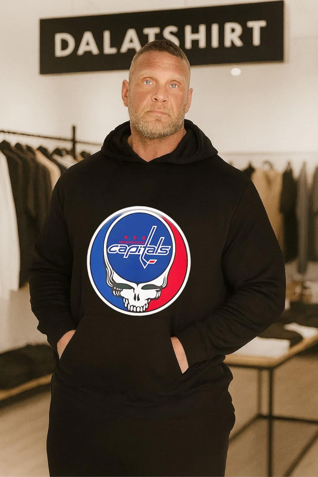 Washington Capitals Grateful Dead Skull shirt