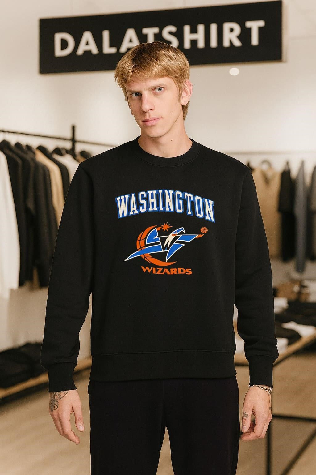Washington Wizards Basketball Wizard Logo Sports Graphic shirt