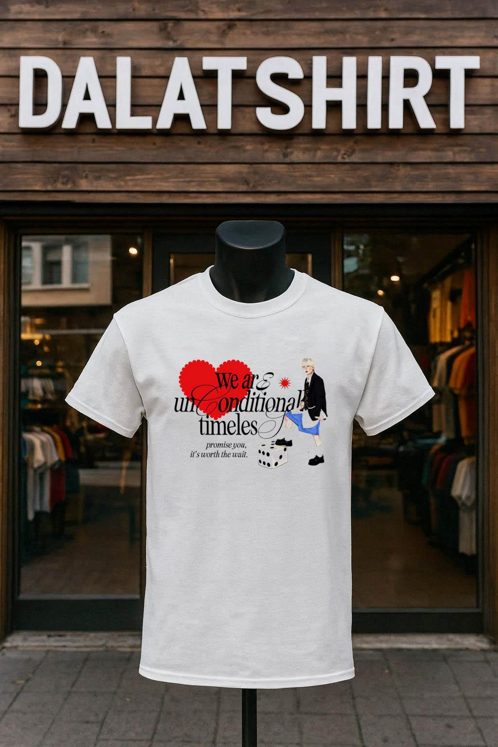We Are Unconditionally Timeless Promise You Worth Wait Heart shirt shirt