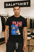 We Can Do It Female Hockey Player Rosie Riveter shirt