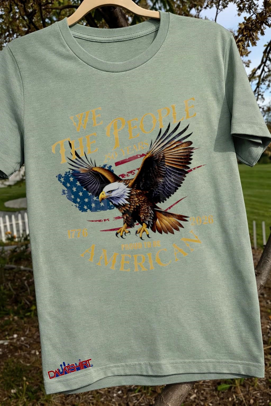 We The People 250 Years Bald Eagle American shirt